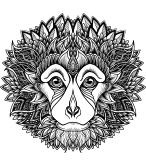Ilustración mono